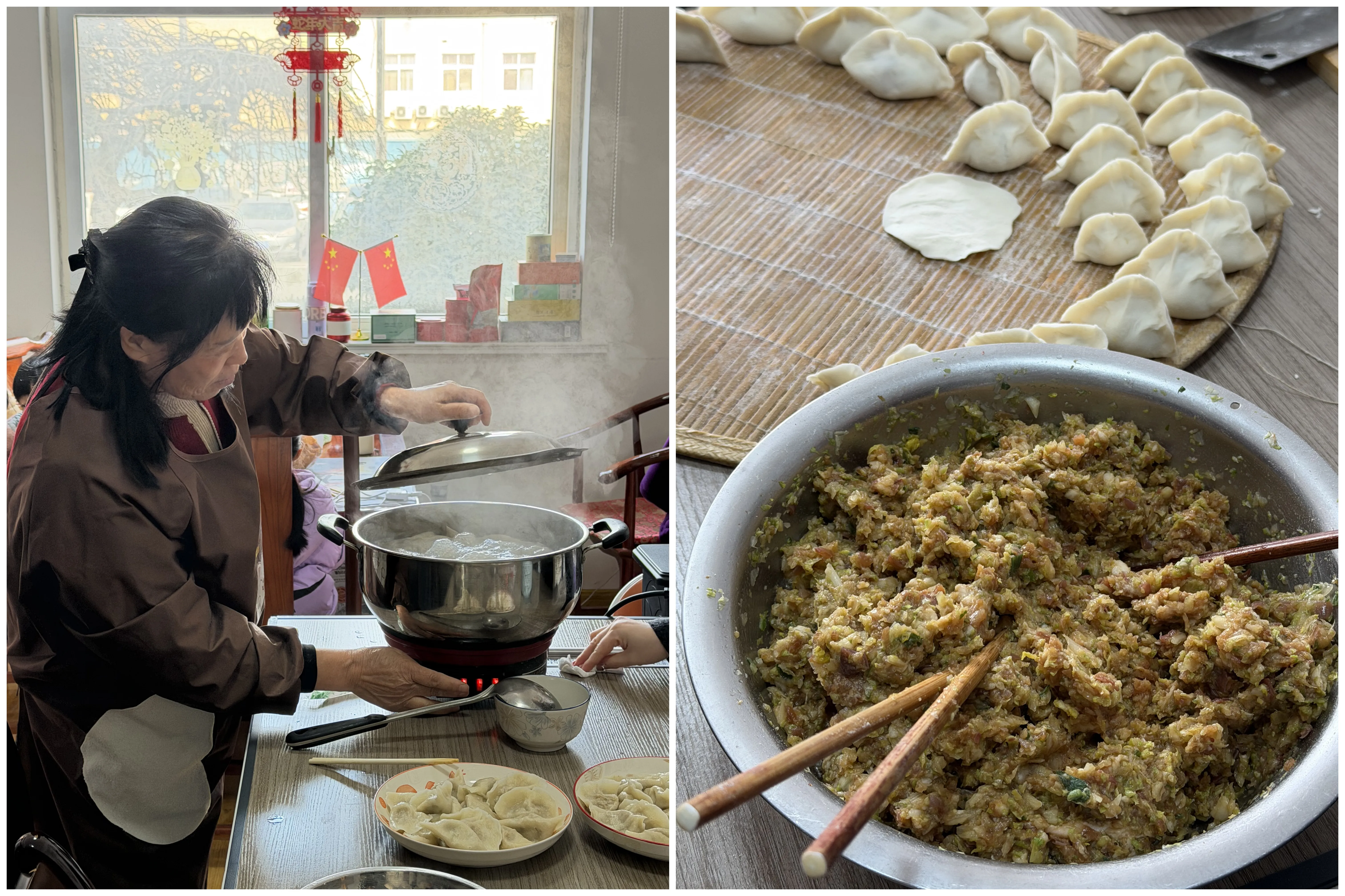 Haozhifeng švenčia mažus naujus metus su koldūnų tradicija
